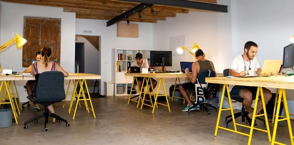 Goho Coworking, Espacio diáfano, Barcelona