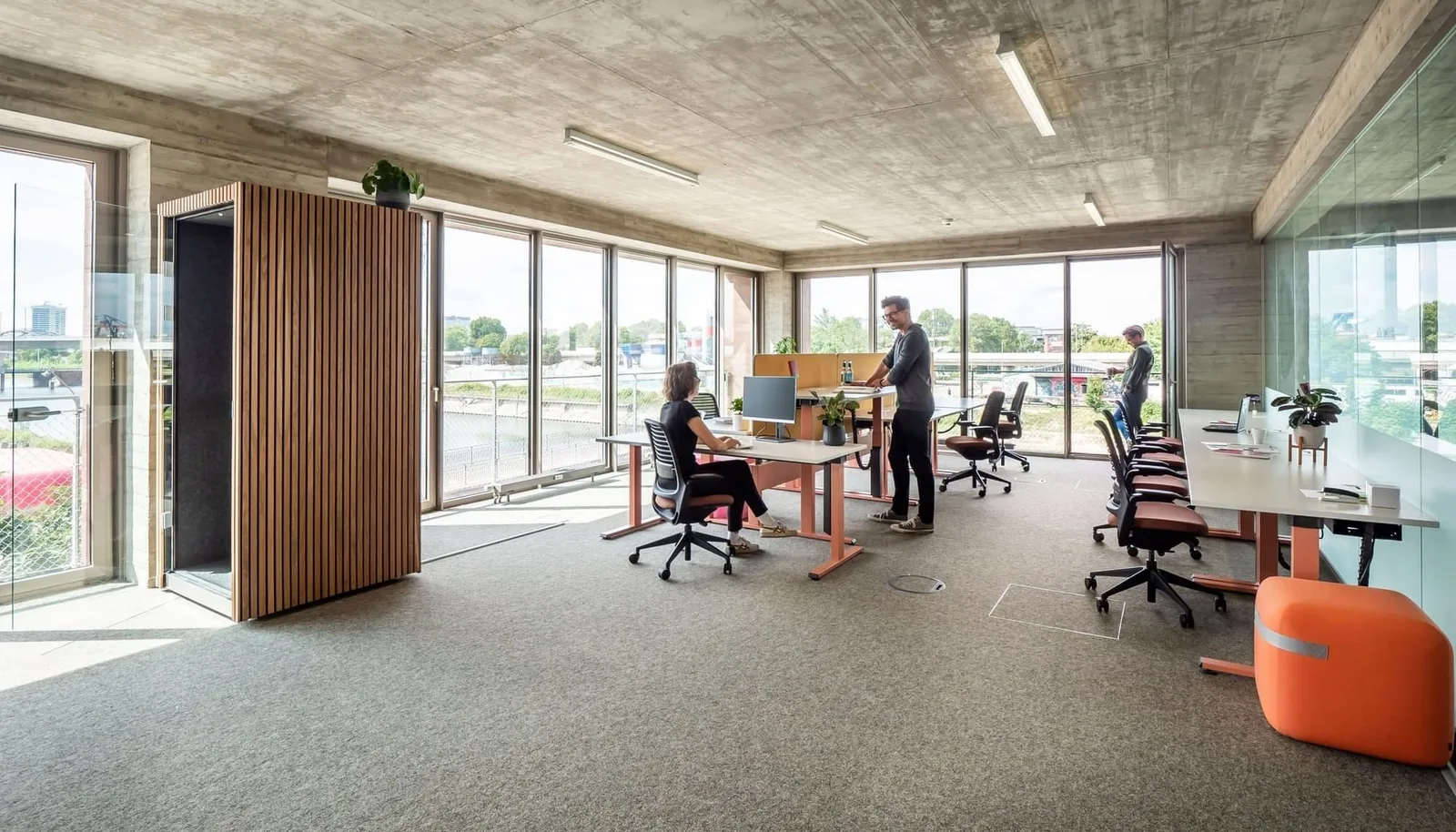  GoodSpaces DockDrei , Open-plan office, Mannheim