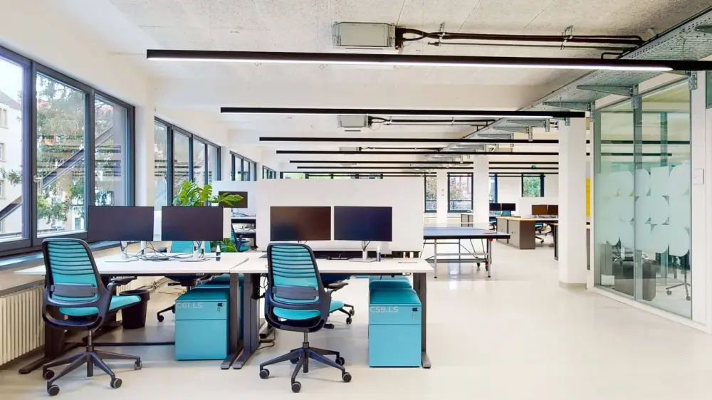 GoodSpaces SteamWork, Open Space dedicated desk, Karlsruhe