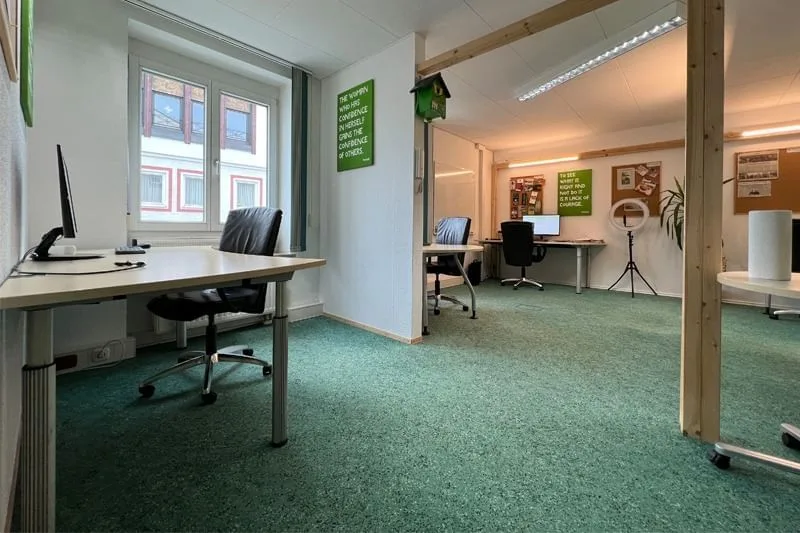 The Green Room Coworking, Private office, 3 desks, Marktoberdorf