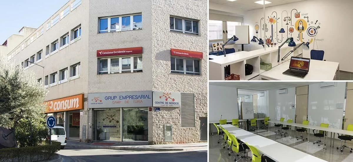 Grup Empresarial, Fachada del edificio, Llíria