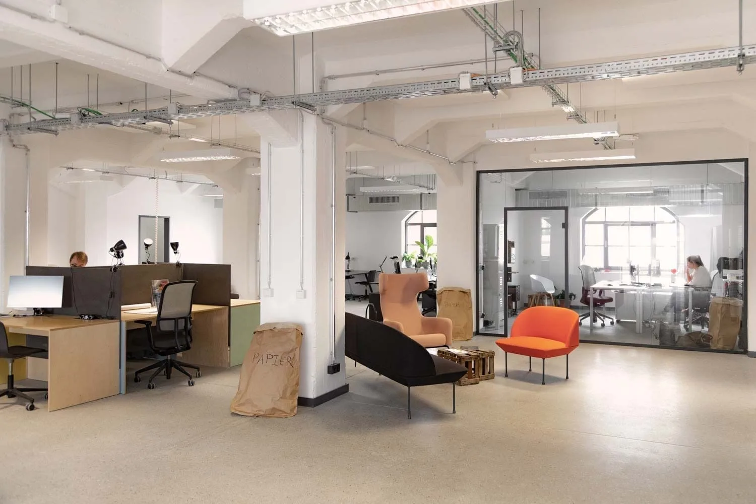 Gutenberg Digital Hub, Open-plan office, Mainz