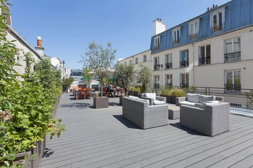 Le Gymnase d'Aligre, Terrace and outdoor space, Paris 11e