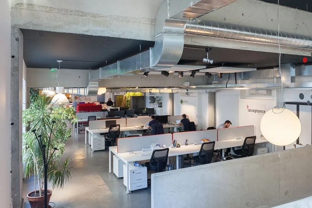 Le Gymnase d'Aligre, Open-plan office, Paris 11e