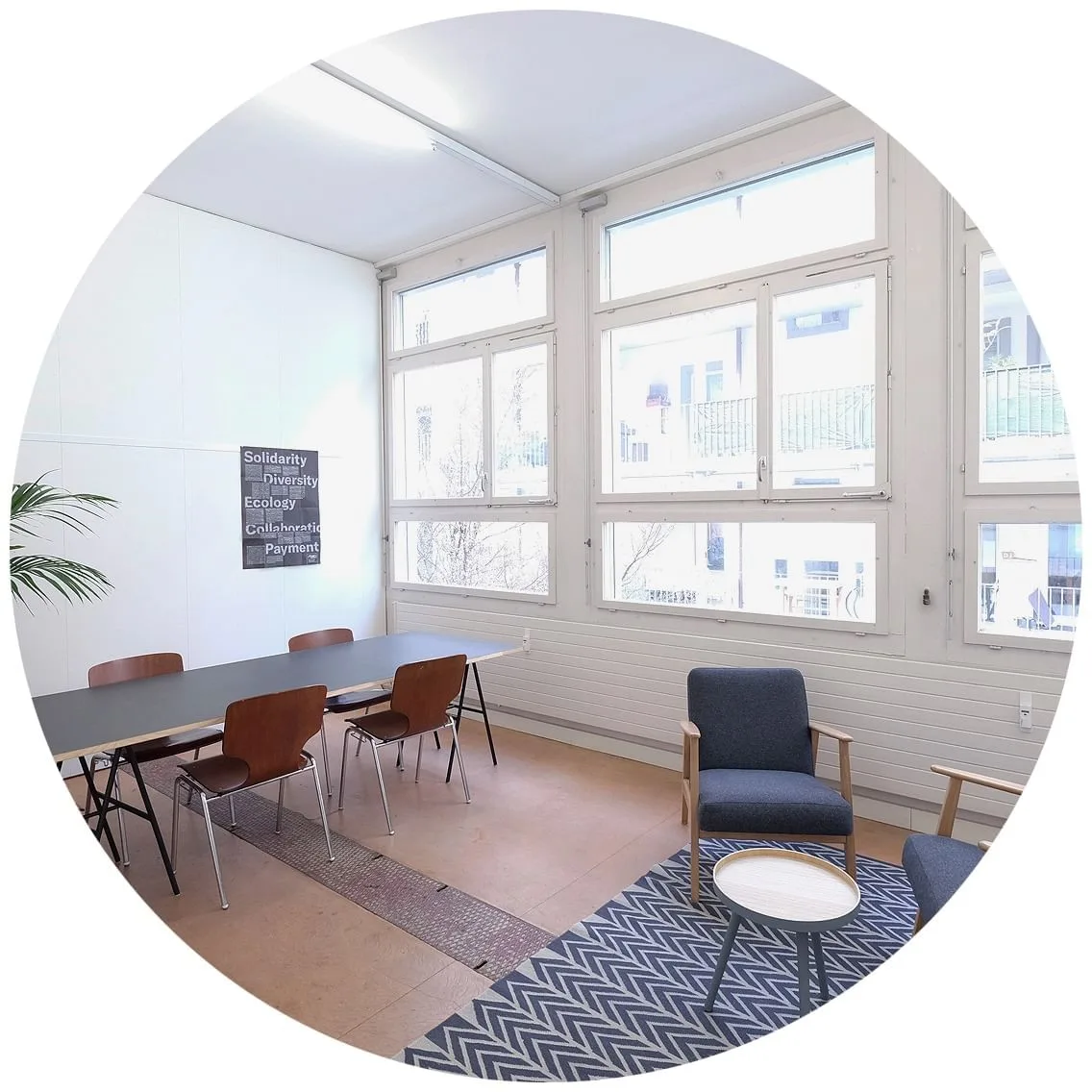 H22 Coworking Basel, Meeting room for 6 people, Basel