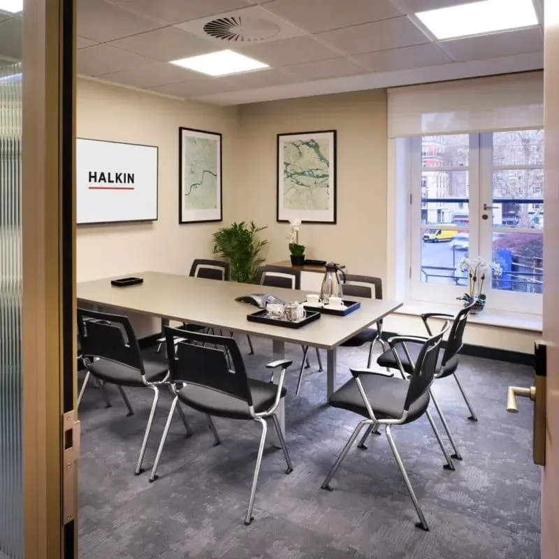 Halkin - 13 Hanover Square, Meeting room for 8 people, London