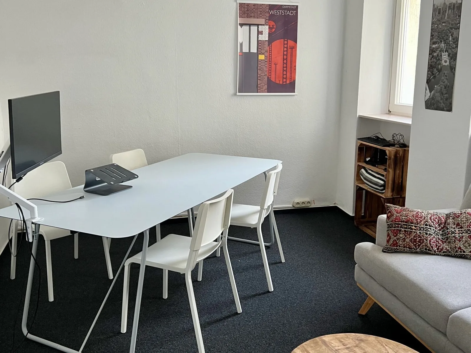 HeinerHub CoWorking Darmstadt, Privatbüro mit 4 Arbeitsplätzen, Darmstadt