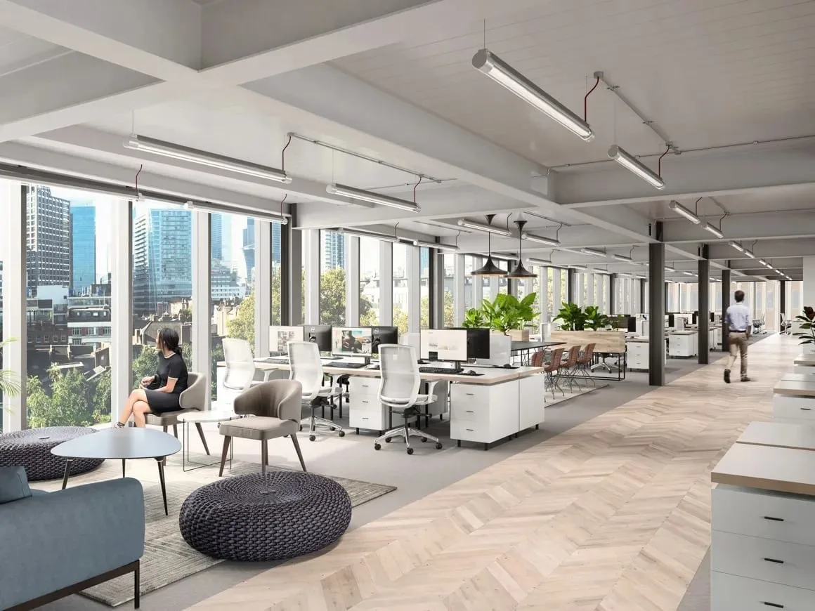 The Hickman - GPE, Open-plan office, London