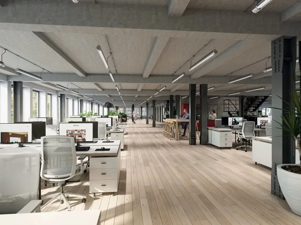 The Hickman - GPE, Open-plan office, London
