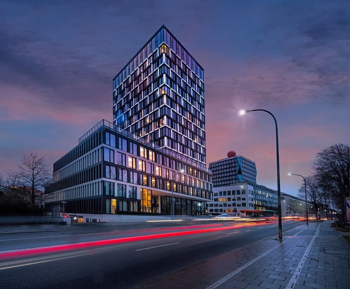 HIGHRISE one, Building facade, Munich