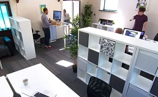 The Hive Bude, Open-plan office, Bude