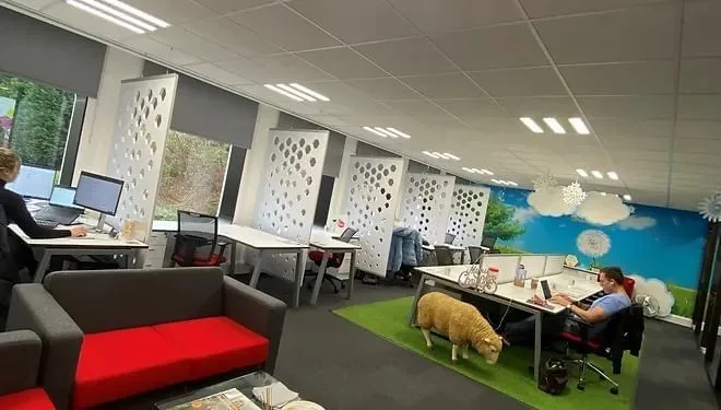 The Hive Wakefield, Open-plan office, Wakefield