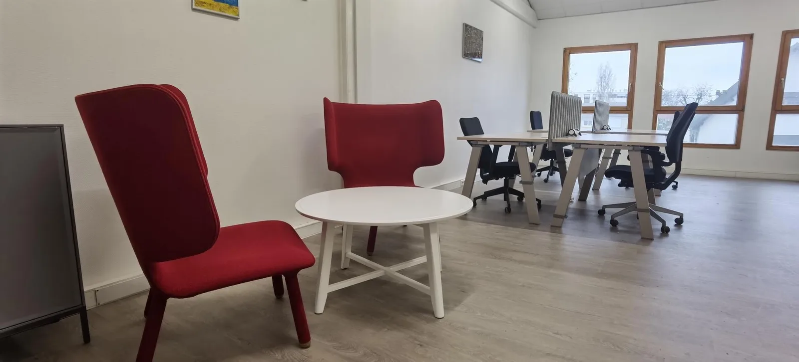 Hôtel d'entreprises Confluence, Open space, Conflans-Sainte-Honorine