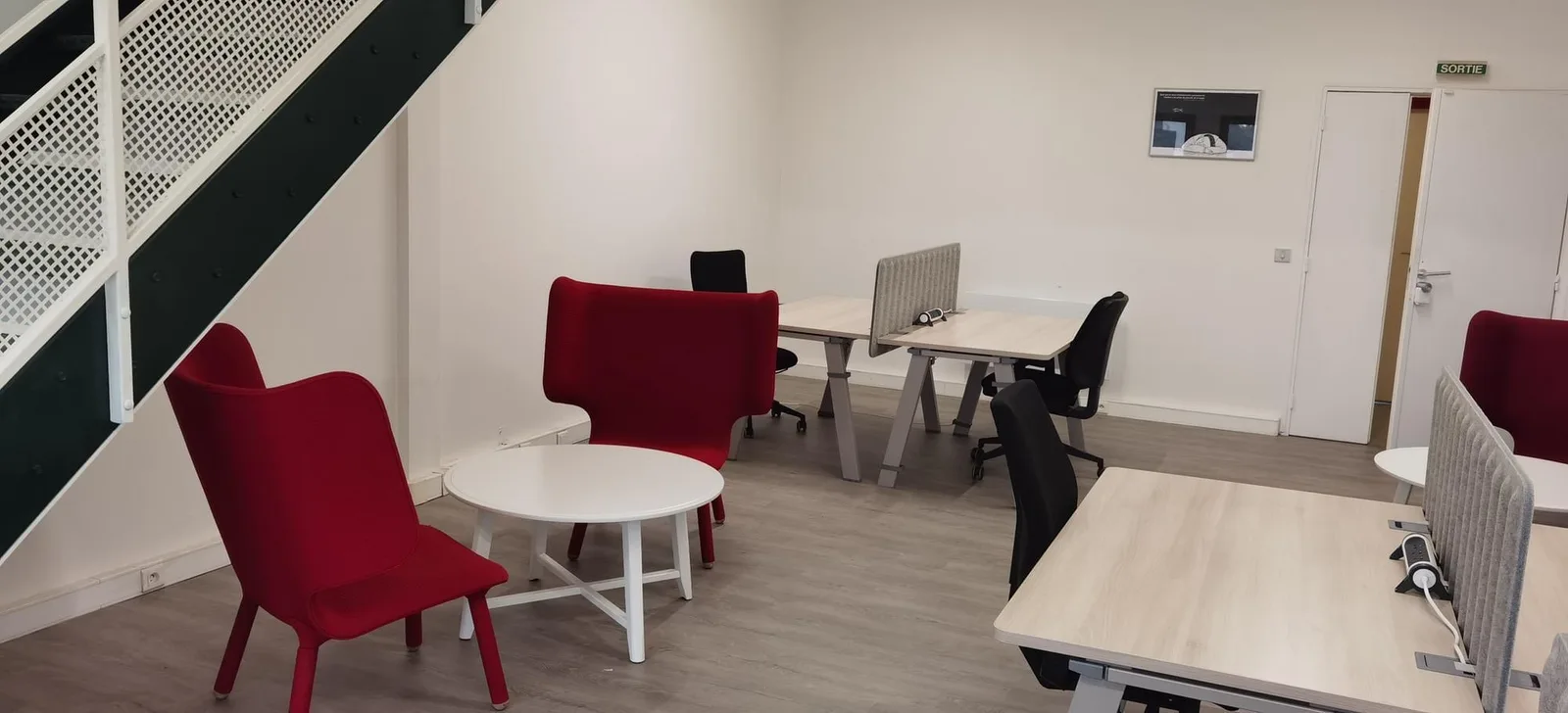 Hôtel d'entreprises Confluence, Open space, Conflans-Sainte-Honorine
