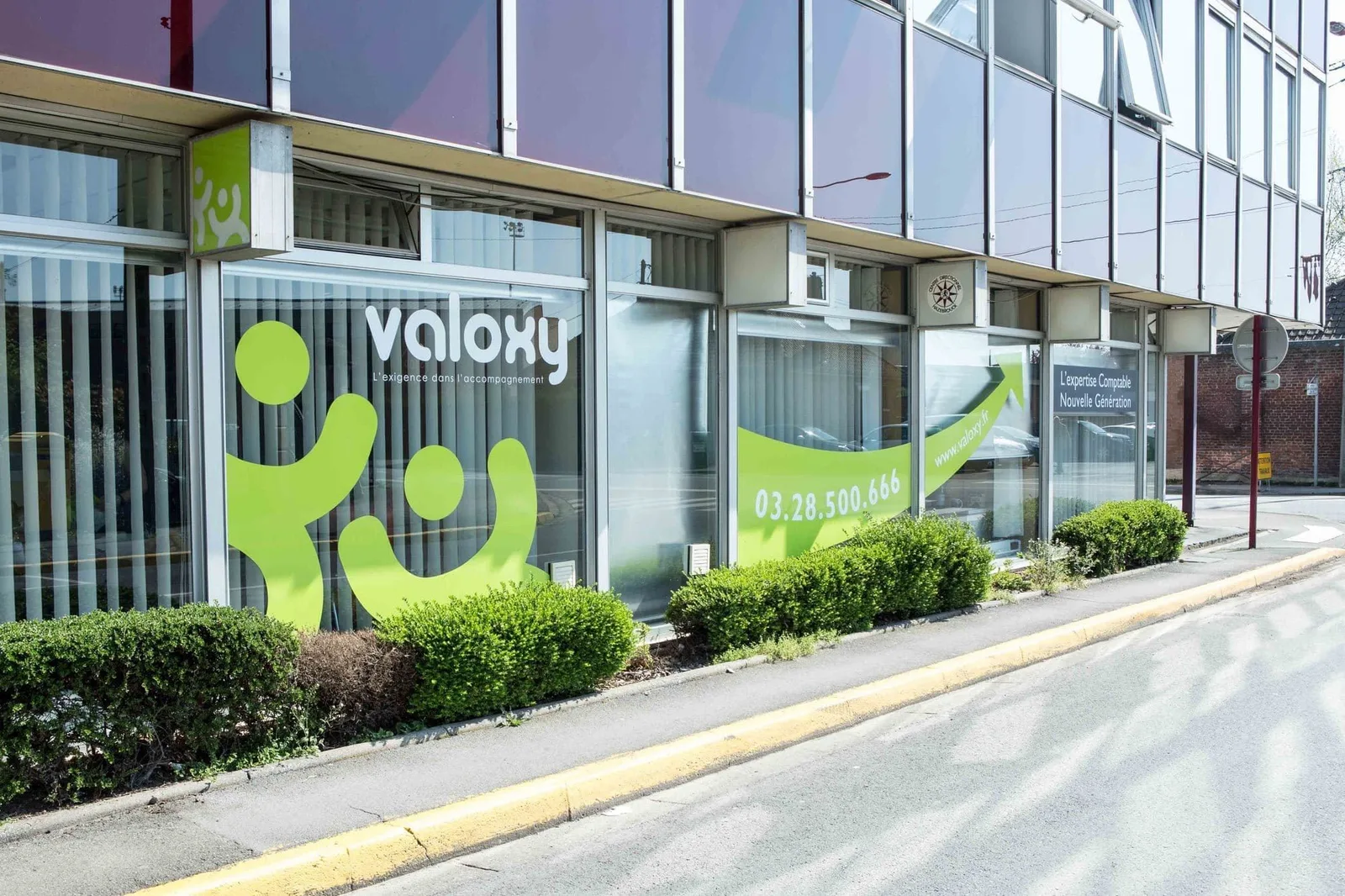 Le Hub Valoxy, Gebäudefassade, La Madeleine