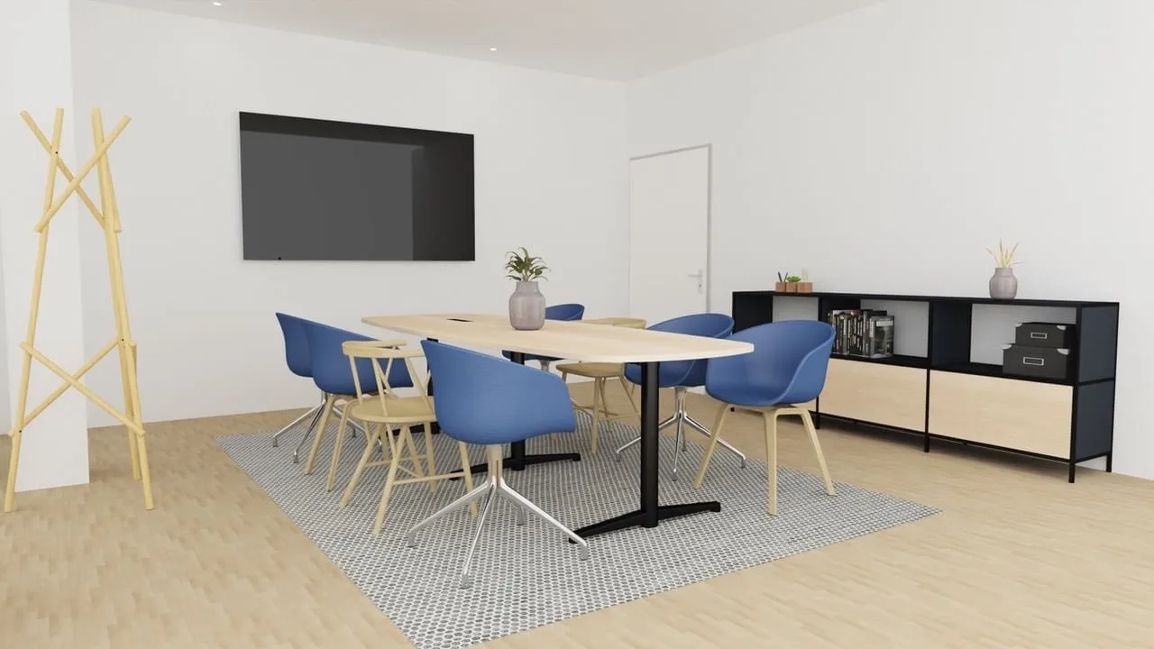 HybridWORX, Meeting room for 8 people, Neu-Ulm