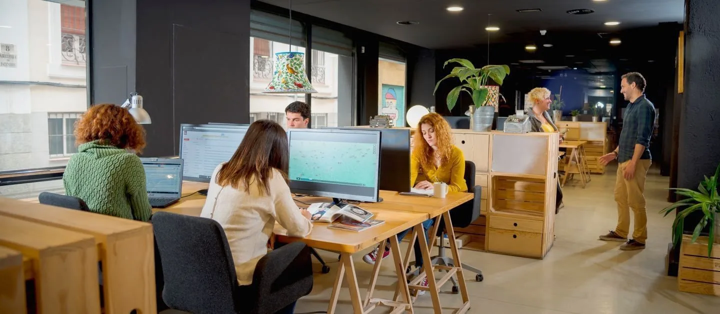 Impact Hub Alameda, Open-plan office, Madrid