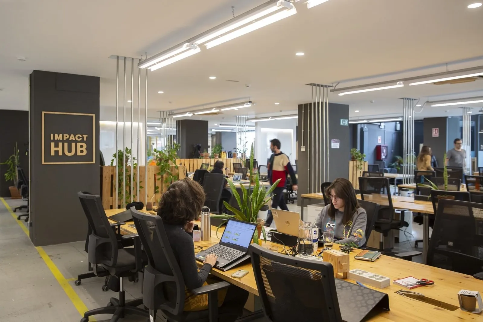 Impact Hub Barcelona, Espacio diáfano, Barcelona