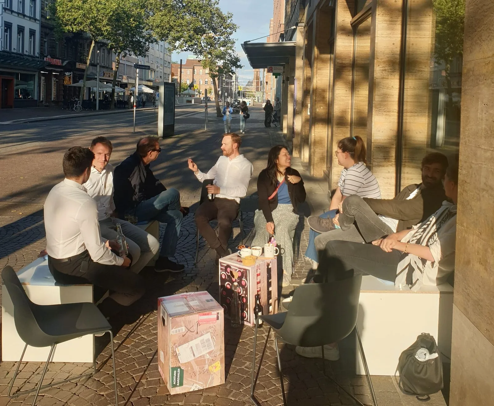 Impact Hub Karlsruhe, Terrasse und Außenbereich, Karlsruhe