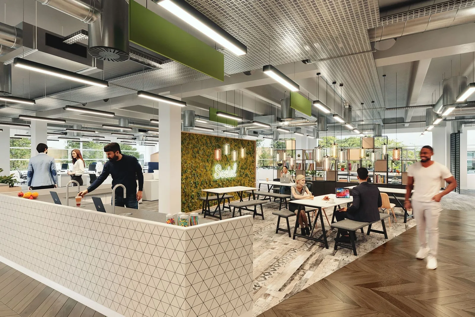 Imperium Reading Offices, Cafeteria, Reading
