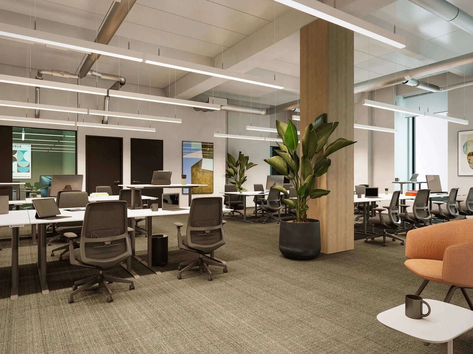 Industrious at BEAM Schicklerstrasse 5, Open-plan office, Berlin