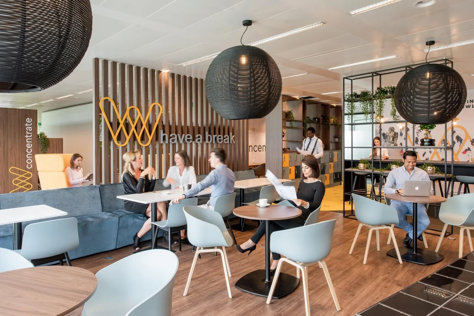 Interoffices Brussels Airport, Cafeteria, Zaventem