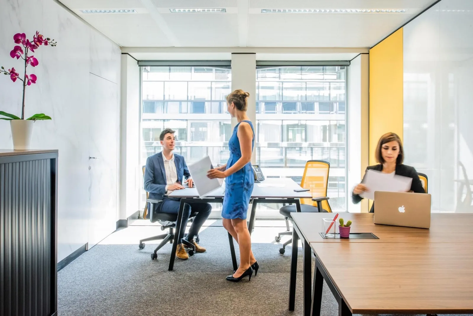 Interoffices EU District, Private office, 4 desks, Brussels