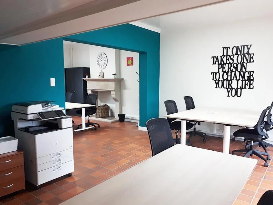 Jem'connecte, Open-plan office, Jemeppe-sur-Sambre