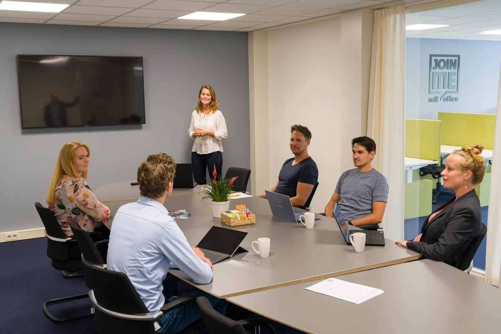 JOIN ME flex office, Salle de réunion 8 personnes, Haarlem