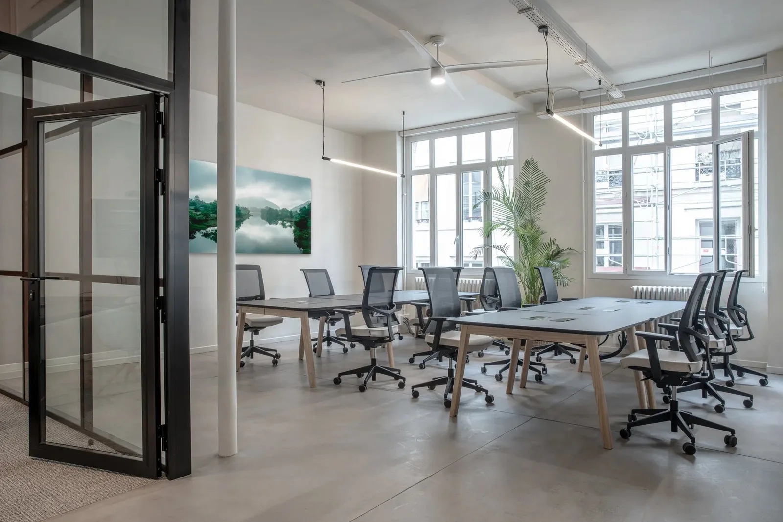 Joro 25 Mail, Private office, 12 desks, Paris 2e