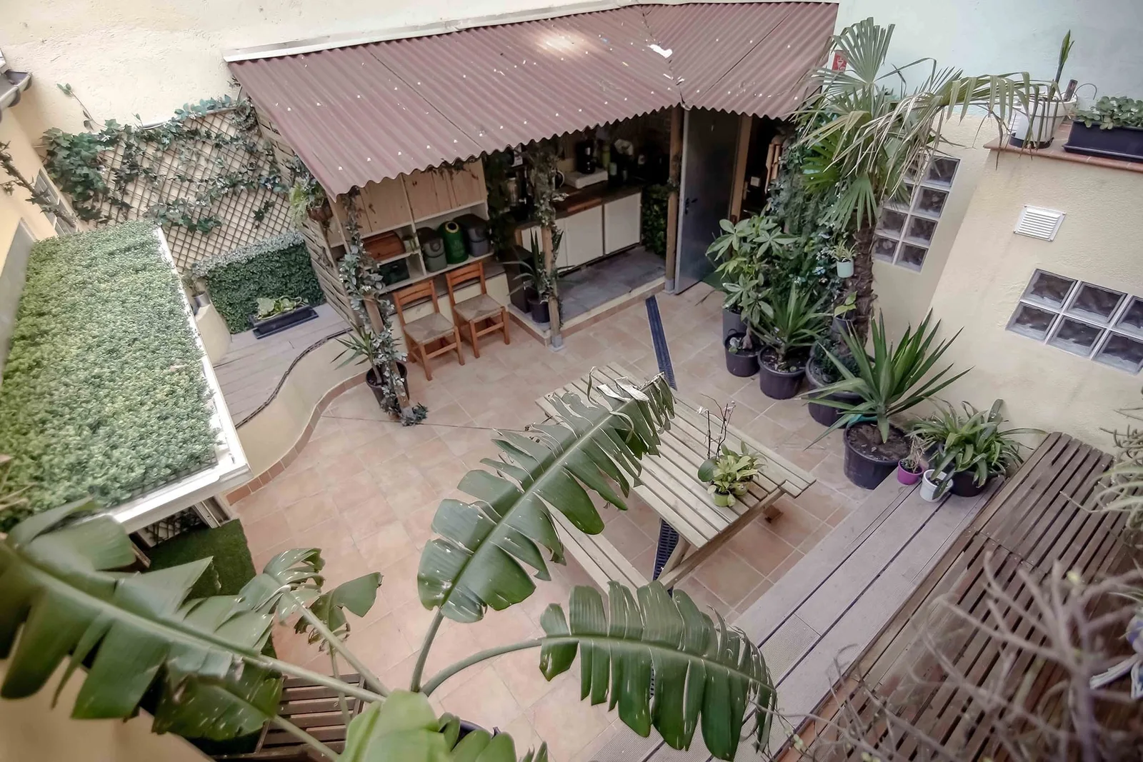 Jungle Coworking, Terrasse et espace extérieur, Barcelone