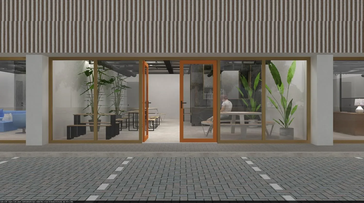 Kantoortehuur010 Ondernemers Centrum, Gevel van het gebouw, Nieuwerkerk aan den IJssel