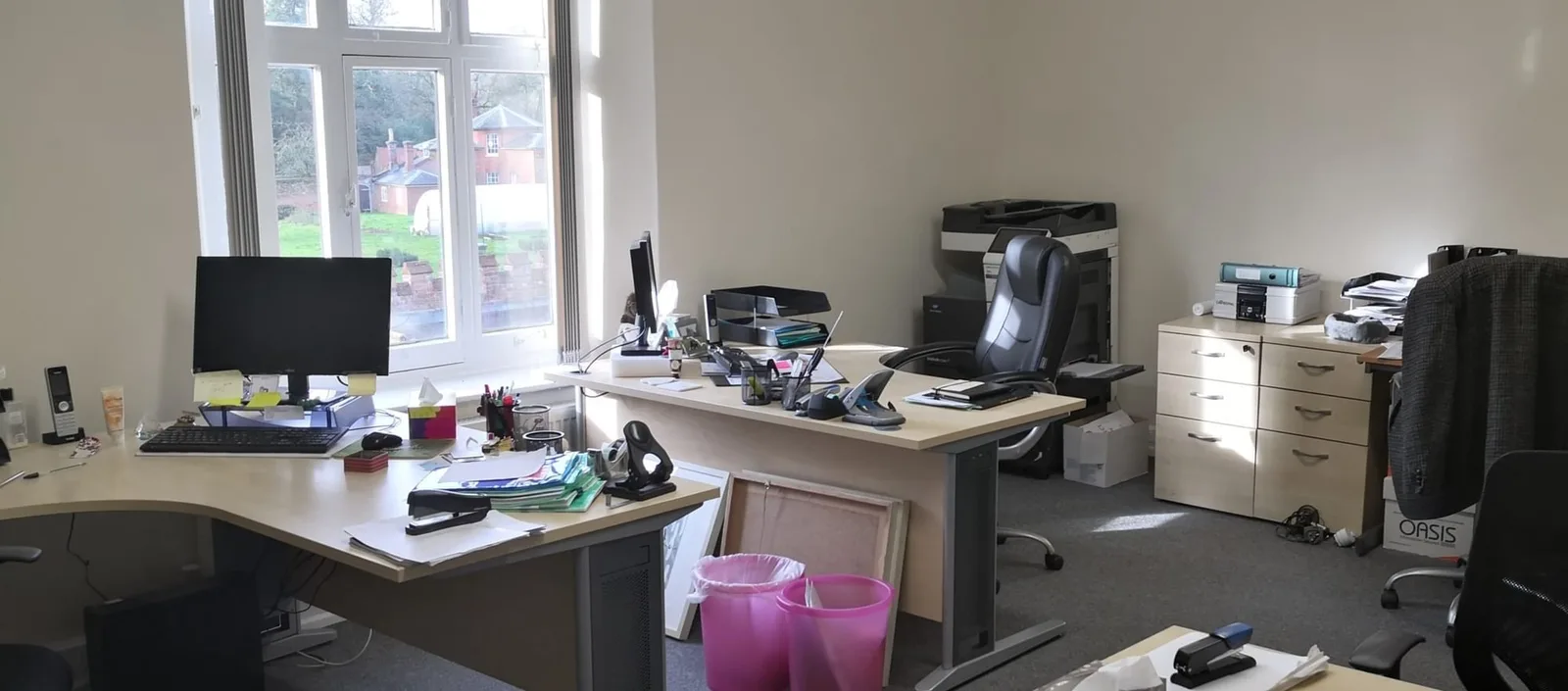 Ketteringham Hall, Private office, 3 desks, Wymondham