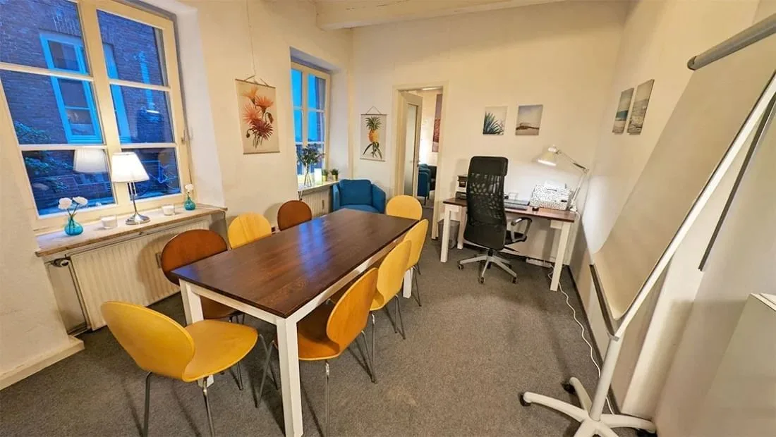 Kiez Büro Coworking Hamburg-Eimsbüttel, Meeting room for 8 people, Hamburg
