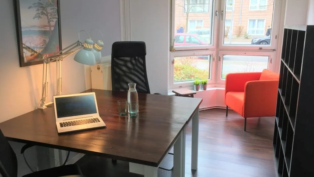 Kiez Büro Coworking Hamburg-Eimsbüttel, Private office, 2 desks, Hamburg