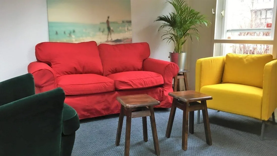 Kiez Büro Coworking Mall of Berlin, Lounge, Berlin
