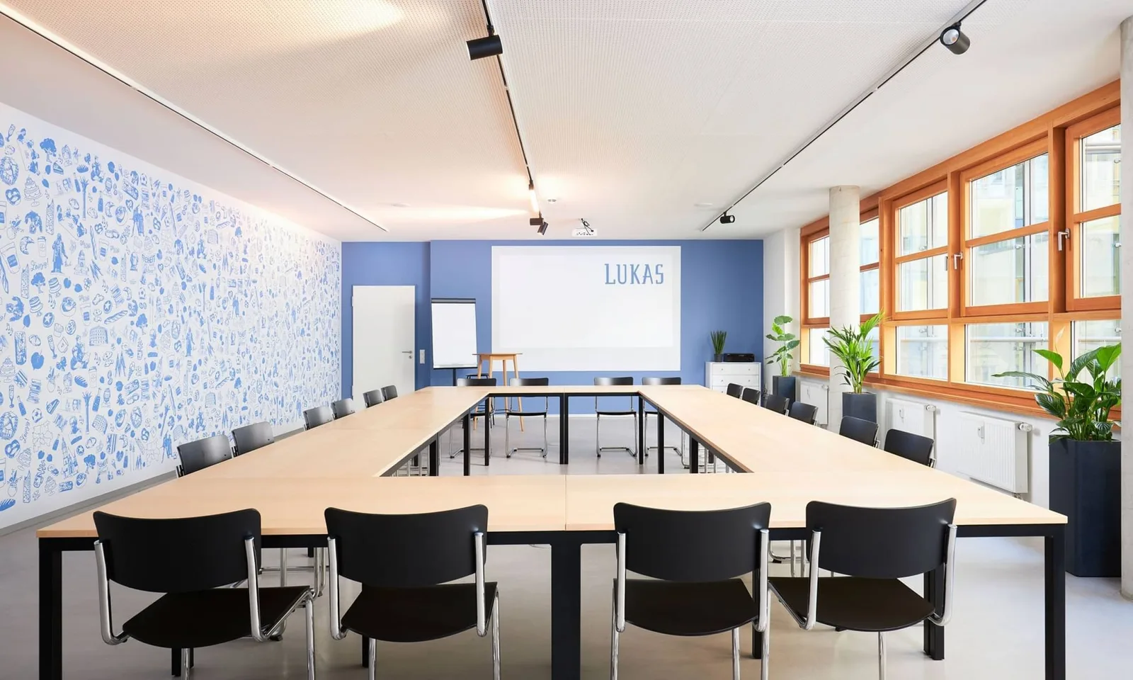 Konferenzraum LUKAS Bäcker, Training room for 18 people, Leipzig