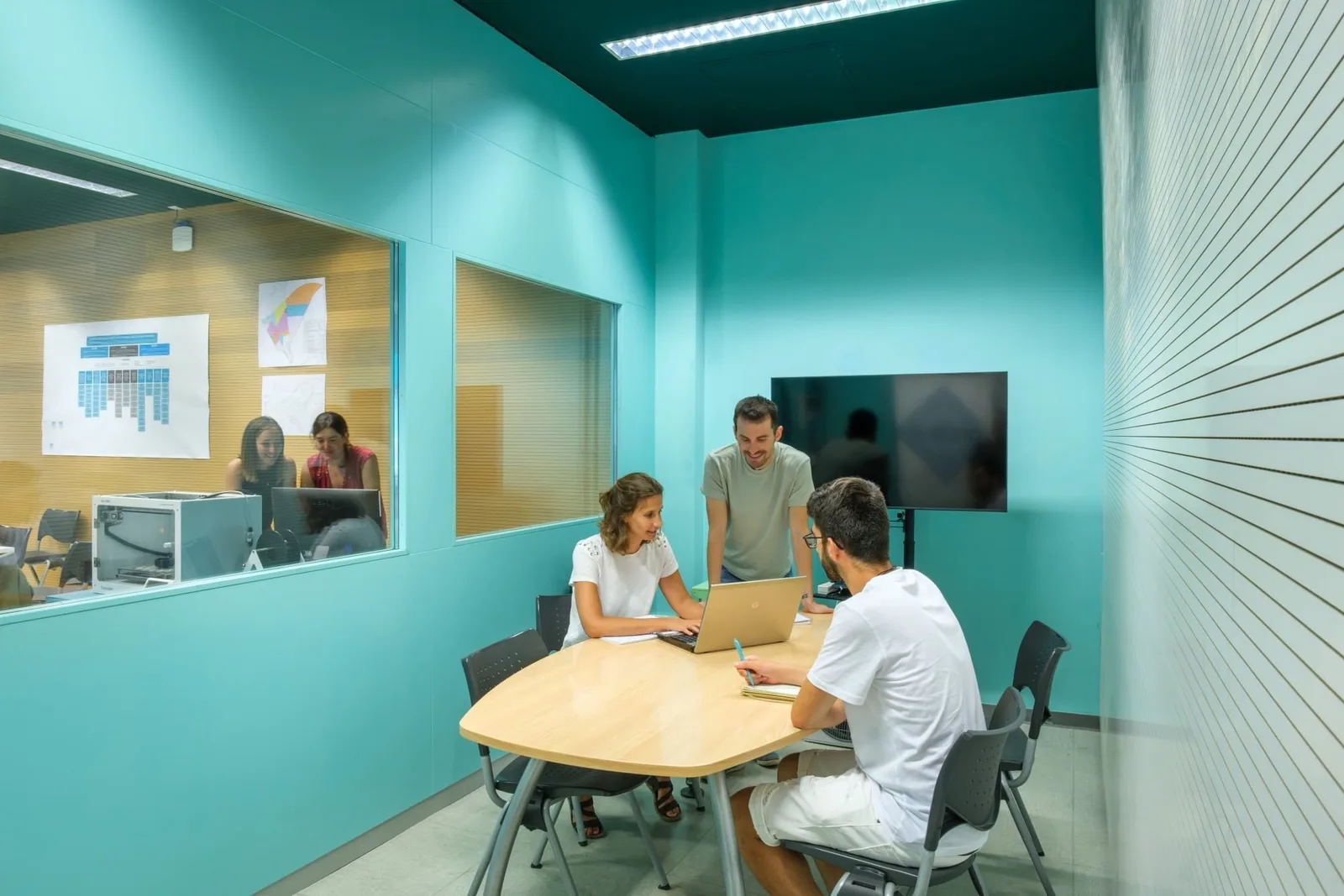 Lab Espai Coworking, Meeting room for 6 people, Manlleu