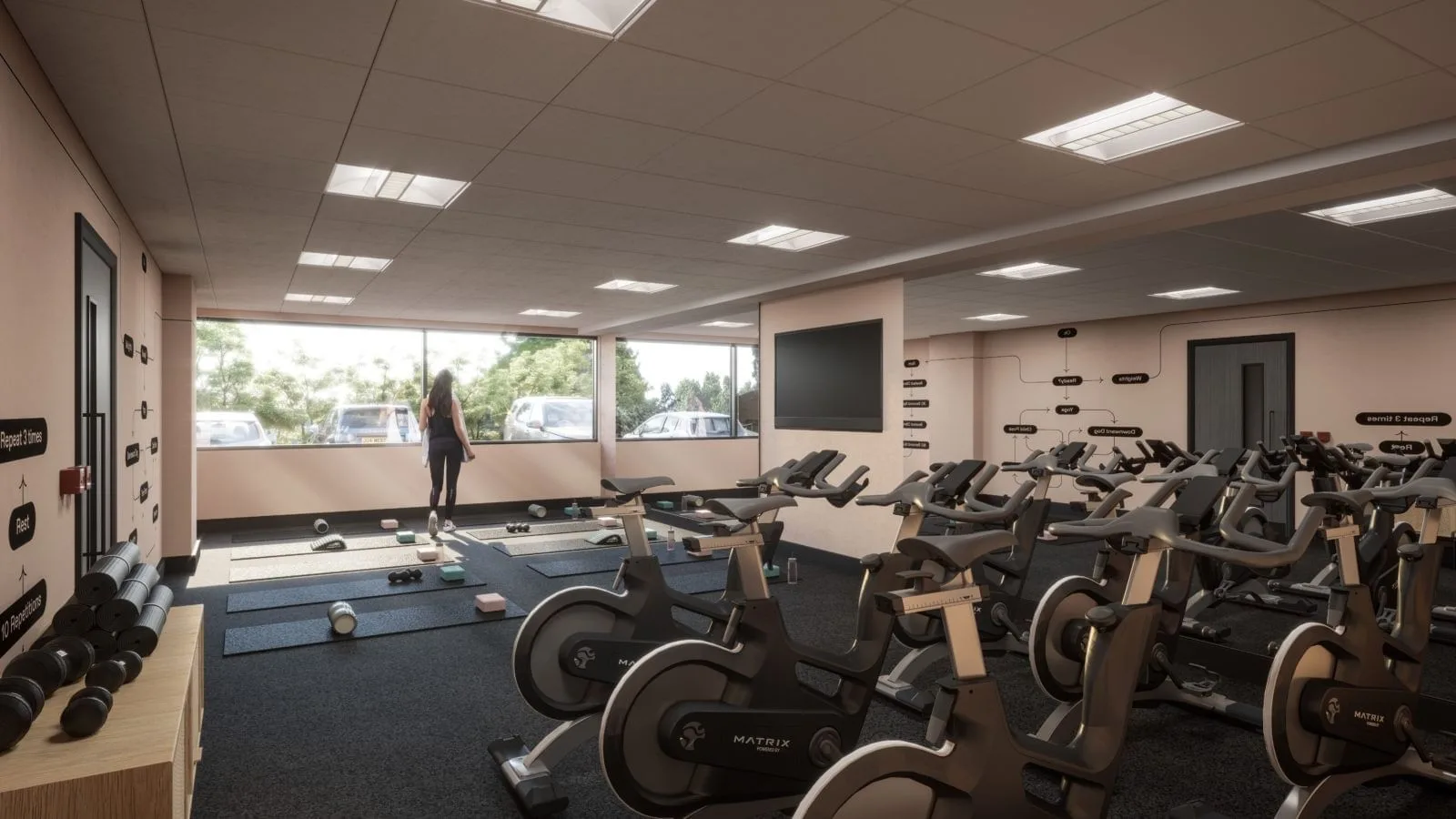 Leafield Hub, Fitness room, Corsham
