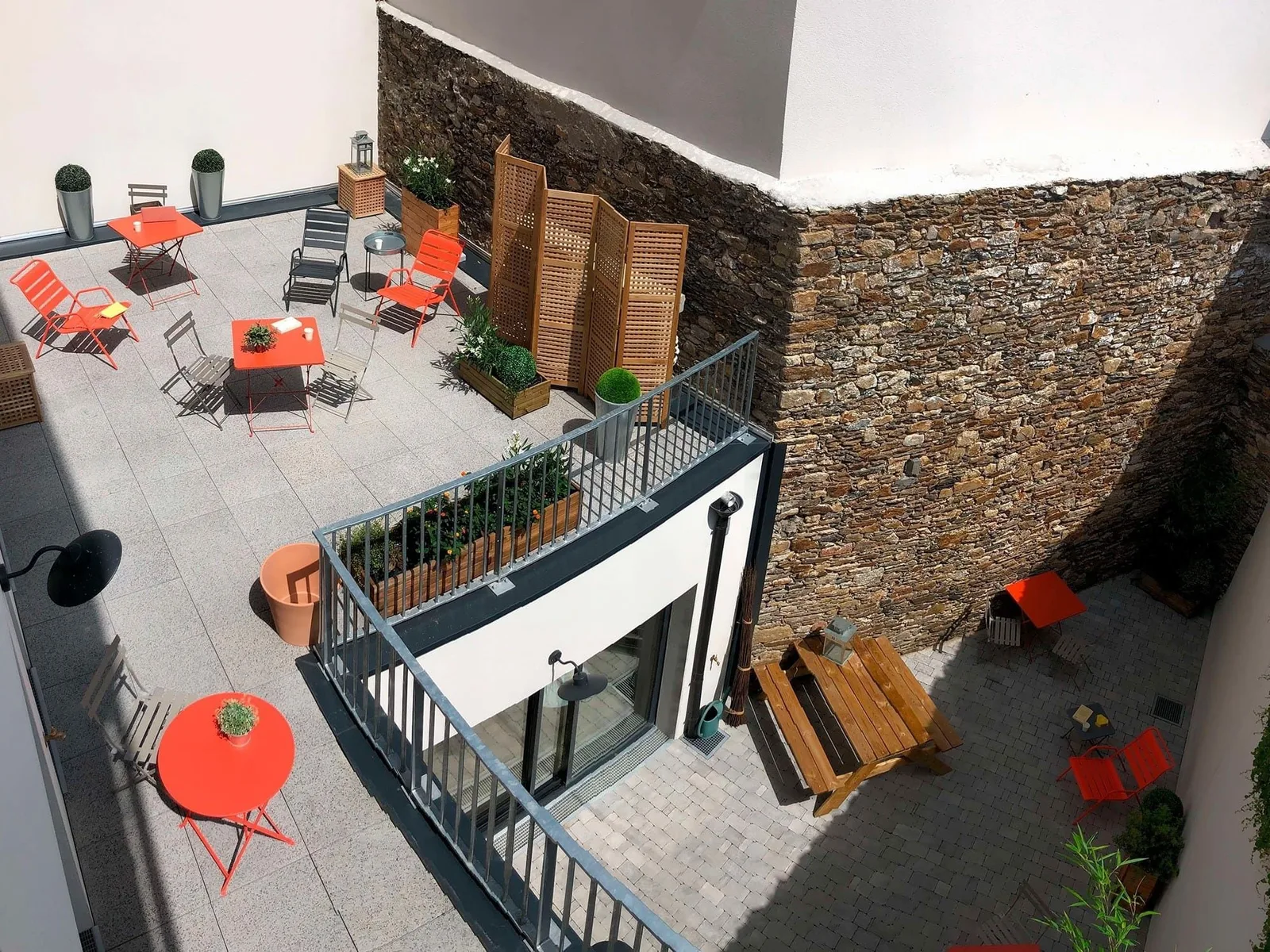 Lecorner, Terrasse und Außenbereich, Nantes
