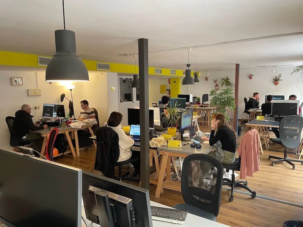 The Living Room Coworking, Open-plan office, Málaga
