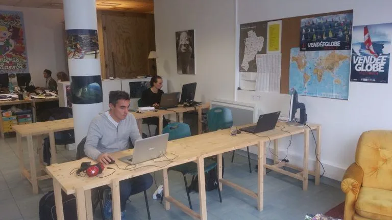 La Loco Coworking, Open-plan office, Pessac