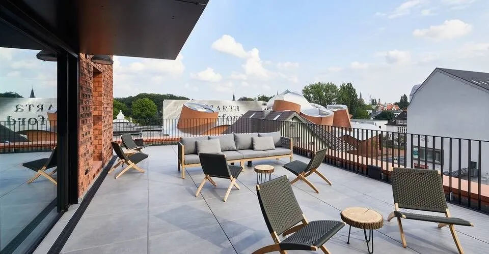 LUI House, Terrasse und Außenbereich, Herford