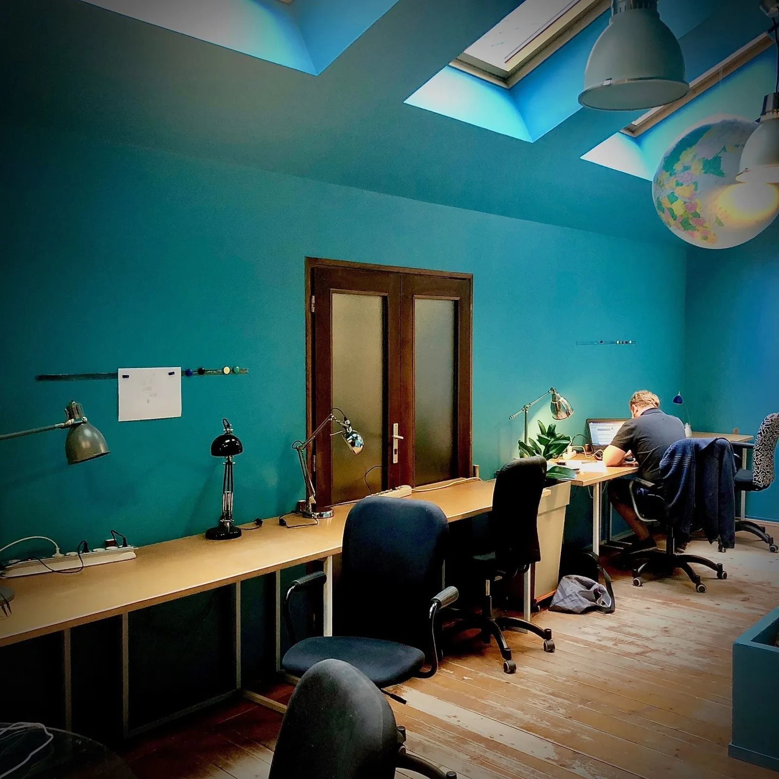 La Maison Bleue, Private office, 4 desks, Rouen