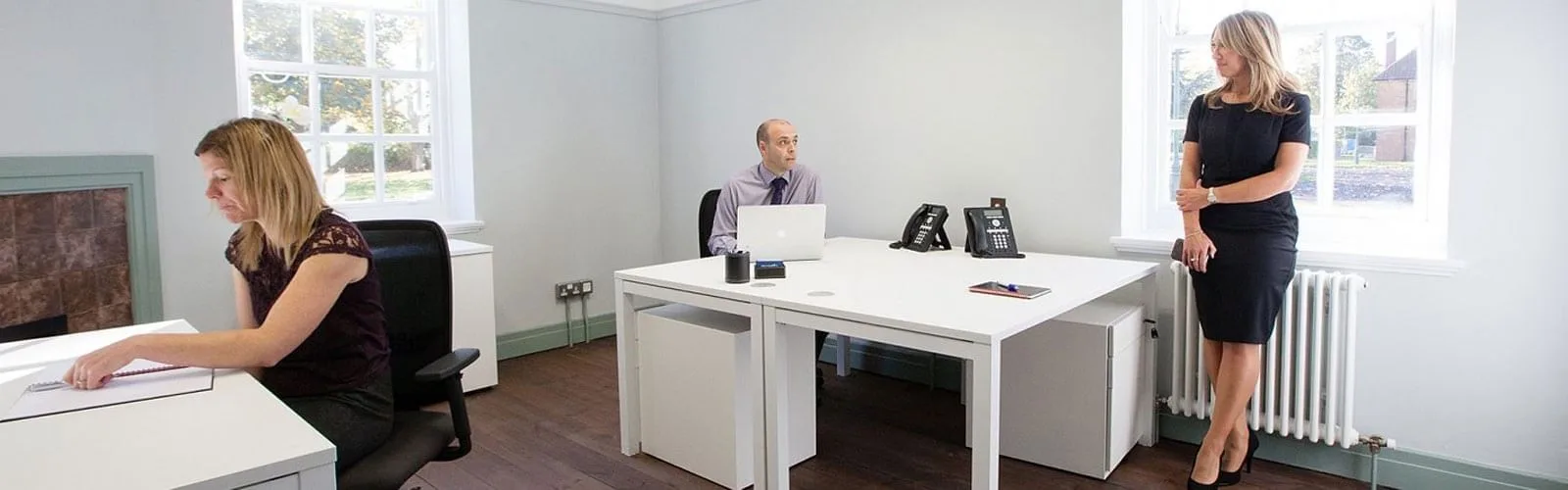 Mantle Space - The Officers' Mess, Private office, 3 desks, Cambridge