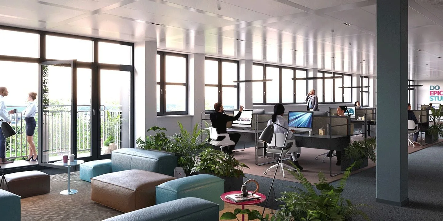 MEOS Campus, Open-plan office, Regensburg