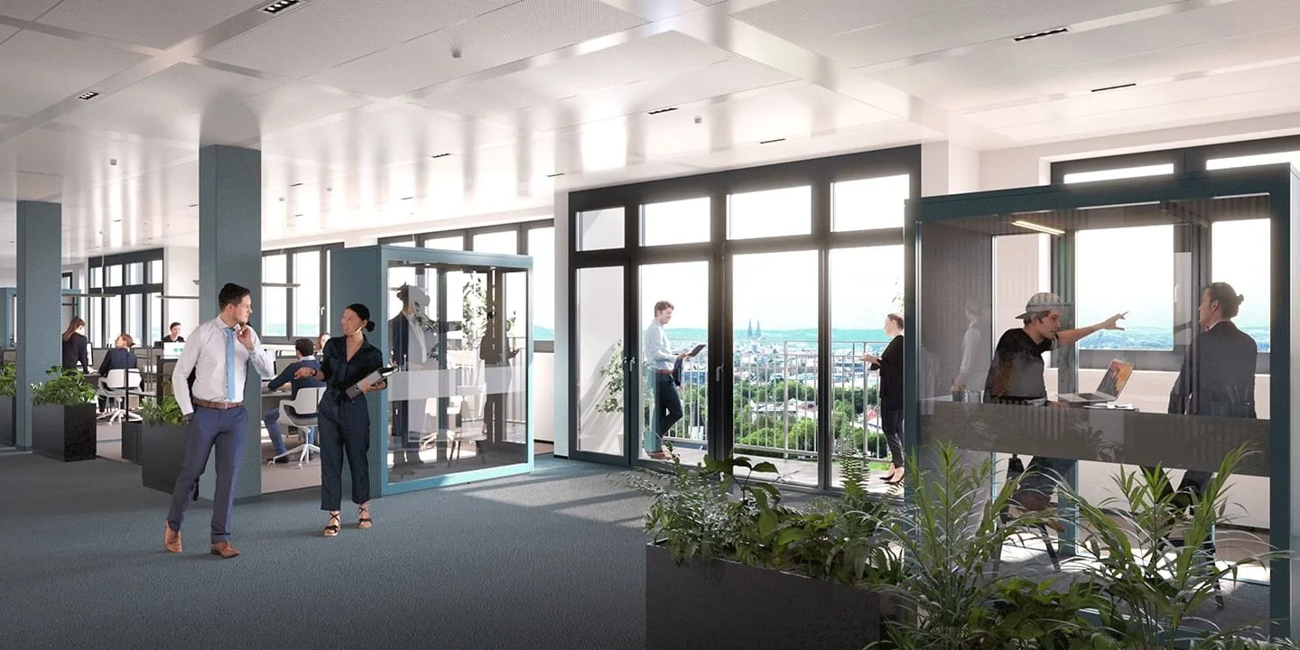 MEOS Campus, Open-plan office, Regensburg