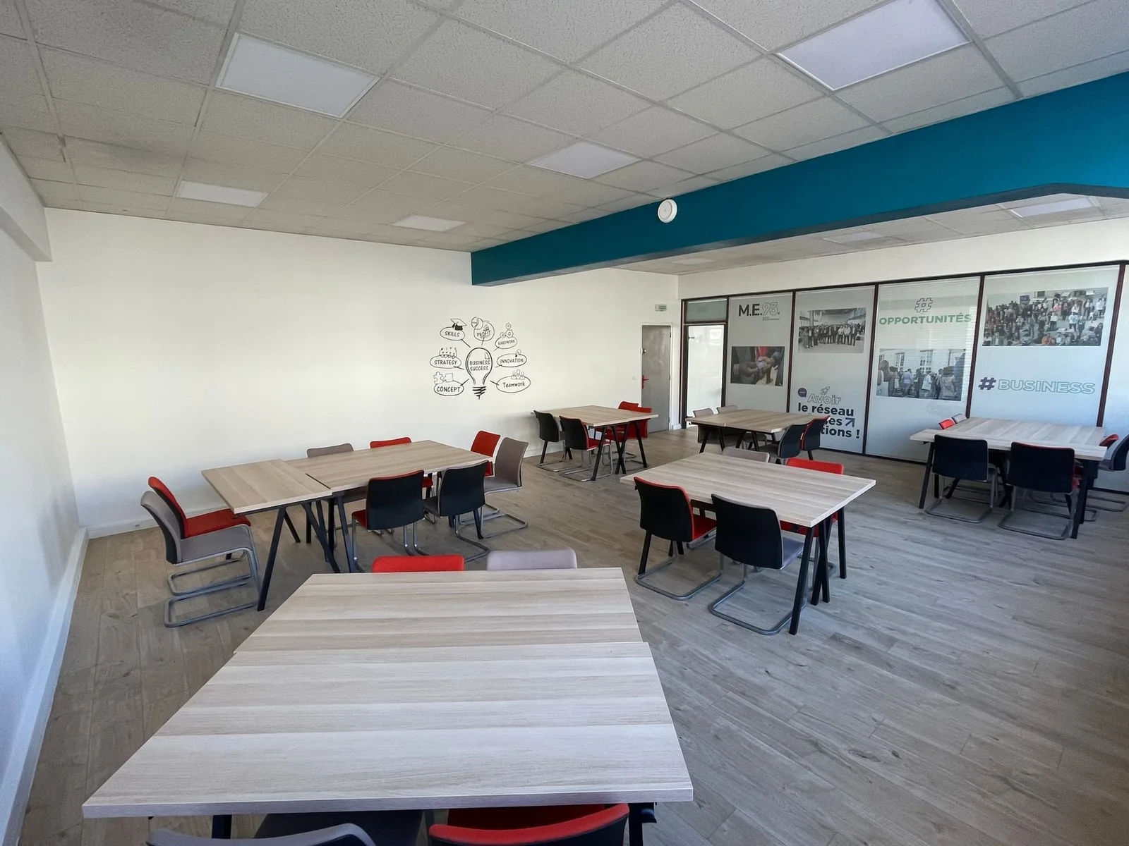 Mieux Entreprendre, Salle de formation, Saint-Ouen