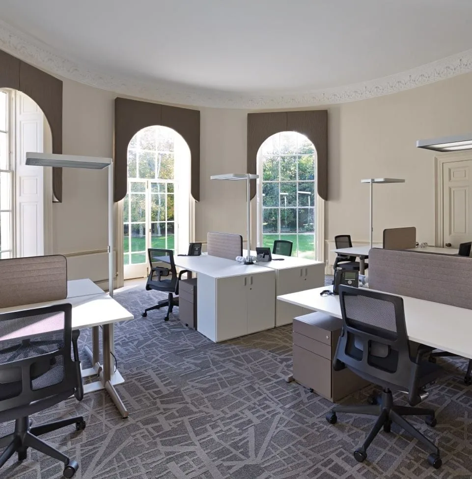Milton Hall Cambridge, Open-plan office, Cambridge