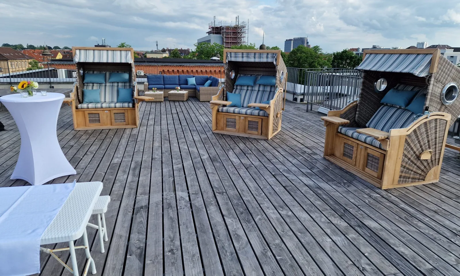 Mittelturm Coworking, Terrace and outdoor space, Brunswick